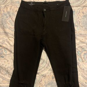 American Bazi black skinny jeans